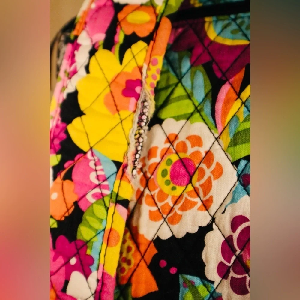 Vera Bradley Va Va Bloom double zip backpack
